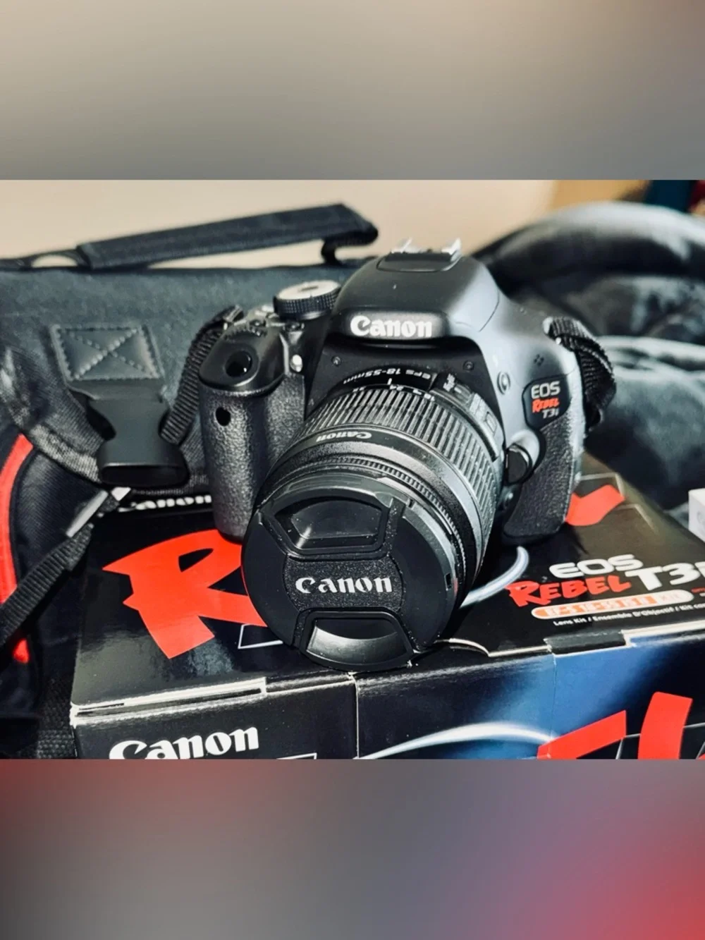 Canon Rebel EOS T3i Black DSLR Camera